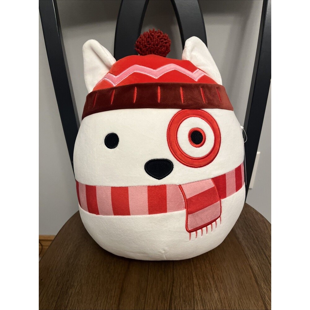 Christmas 2024 Squishmallow Bullseye 12” Plush Target Dog Mascot w/tag Plush